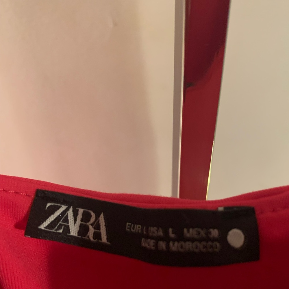 Zara Hot Pink Tank Top Size Large - Picture 3 of 4